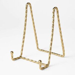 Twisted Brass Book Holder -‎ Threshold Studio McGee - Target Spring 2025